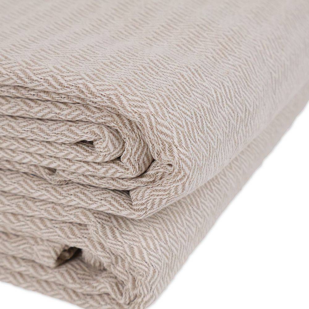 Telo copridivano copritutto Spigato Beige 260 x 280