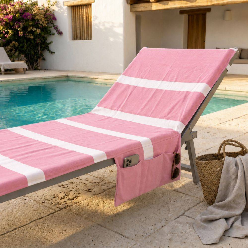 Fouta Telo Mare Bora Bora Fuxia 70x190 Personalizzato