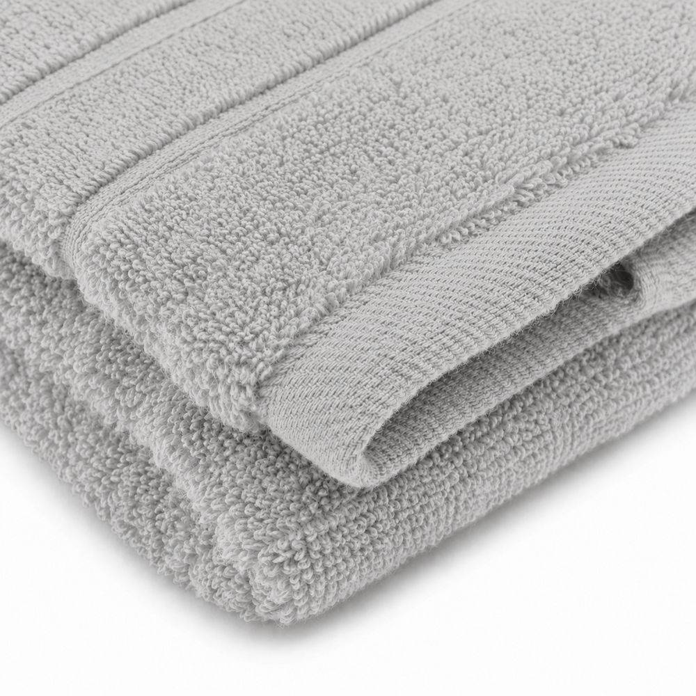 Telo bagno No Twist da 600 gr Tinta unita Grigio 
