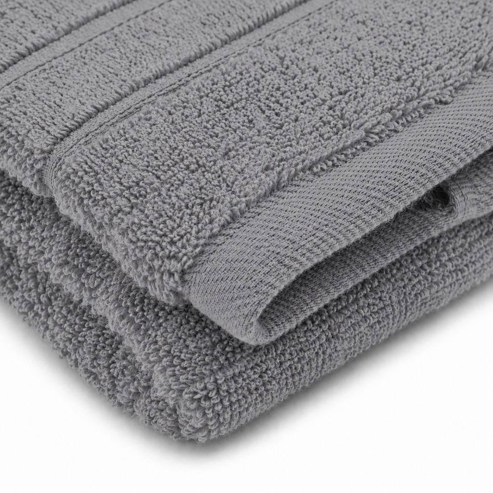 Telo bagno No Twist da 600 gr Tinta unita Fumo 