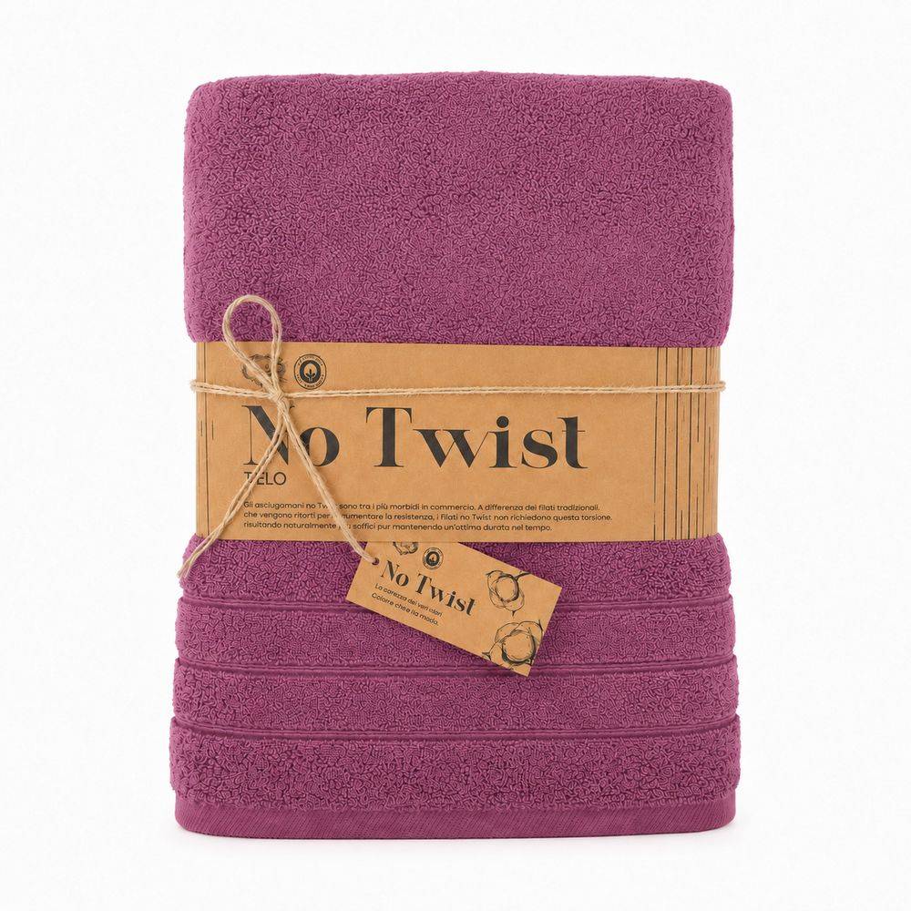 Telo bagno No Twist Ciclamino