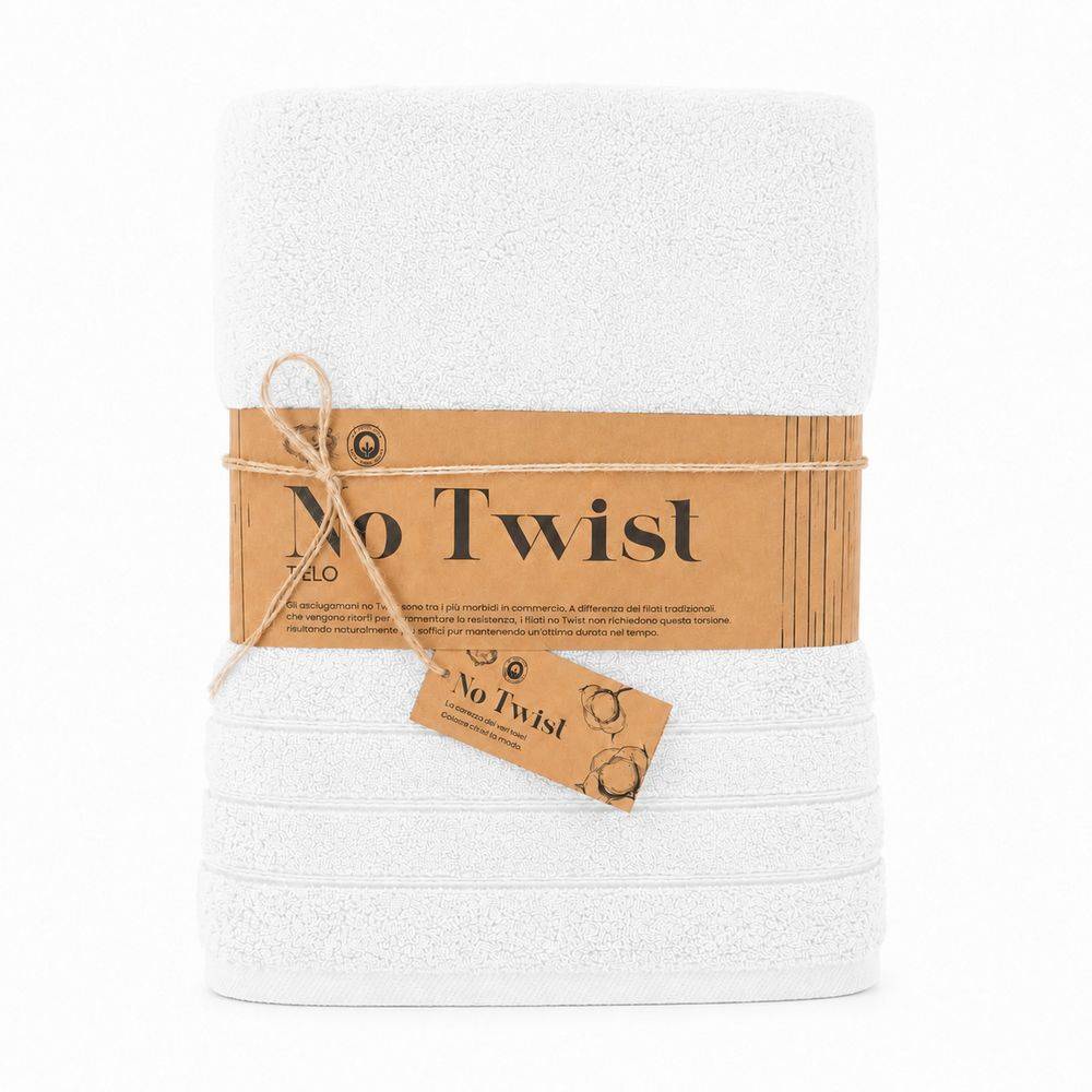 Telo bagno No Twist Bianco