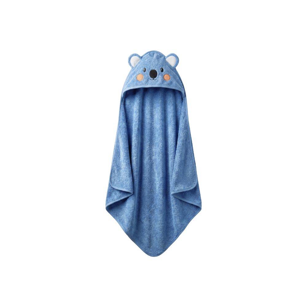 Poncho Bimbo in Spugna di Cotone Koala
