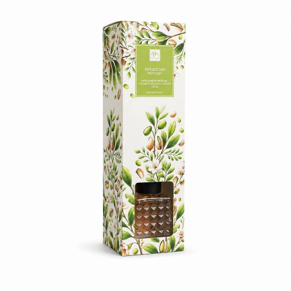 Diffusore di Fragranza Pistacchio con bacchetti 120 ml