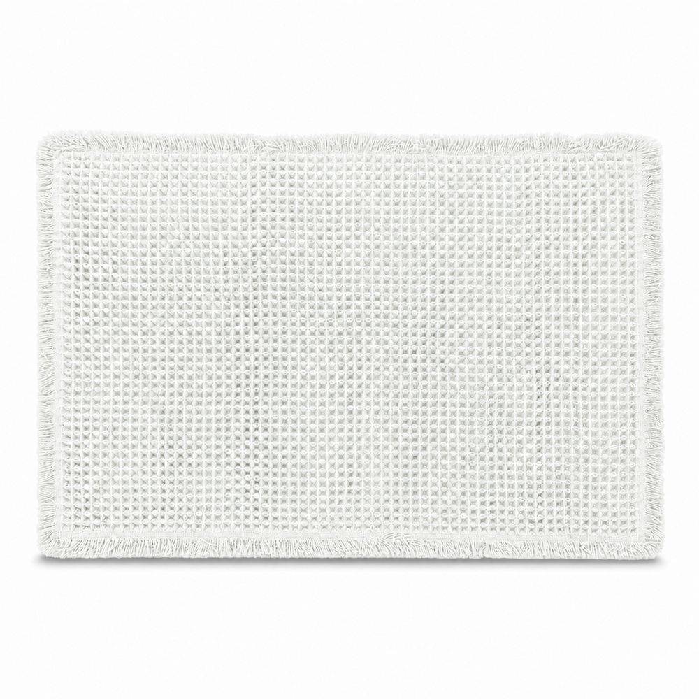 Tappeto antiscivolo Bees nido d'ape Bianco 50x80