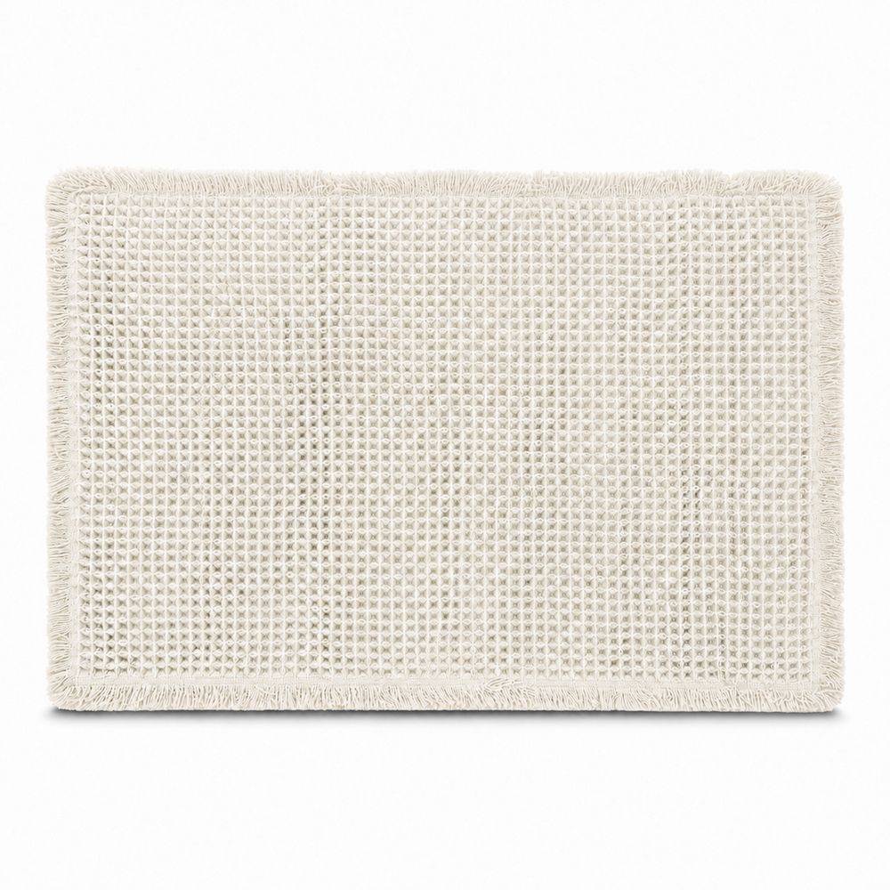 Tappeto antiscivolo Bees nido d'ape Crema 50x80