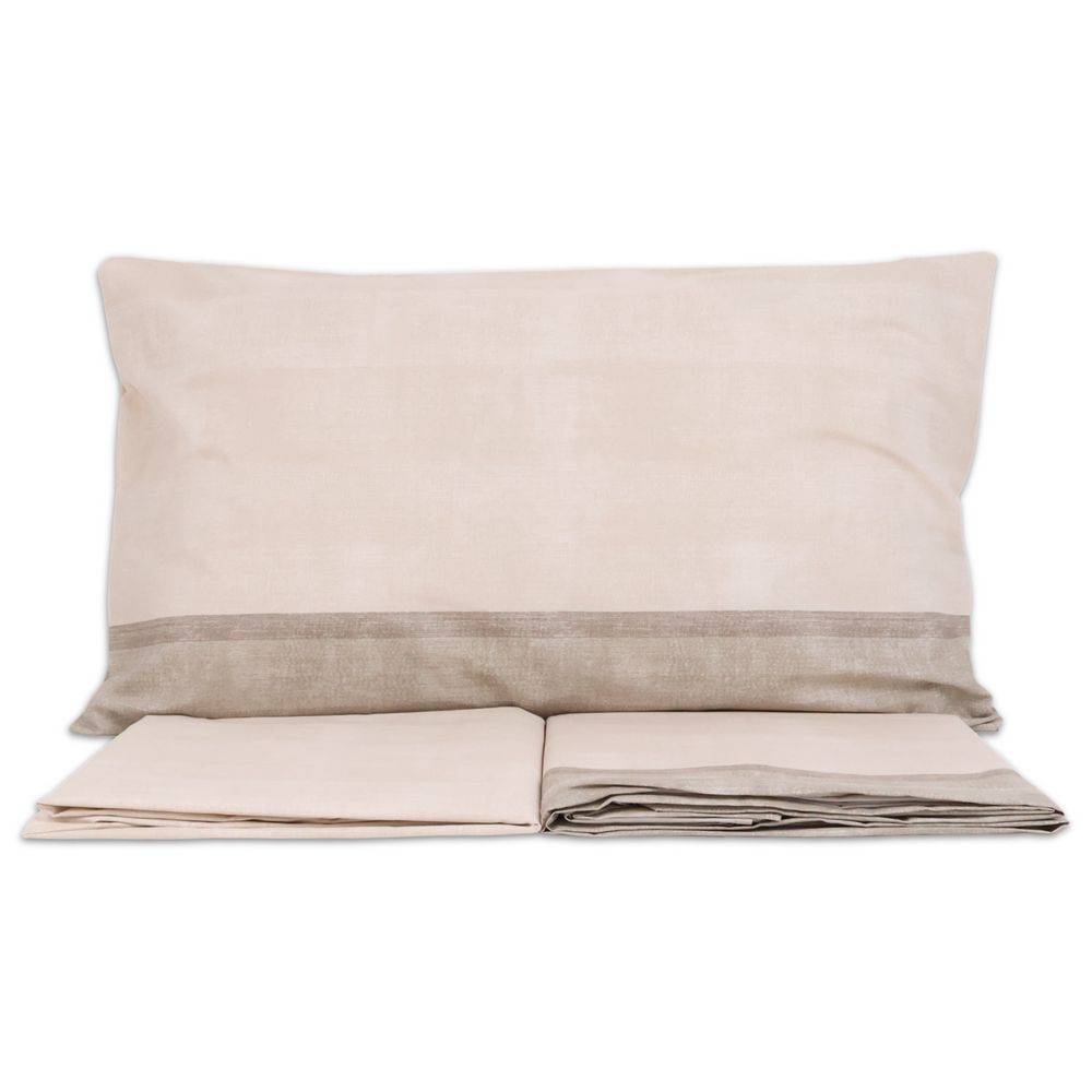 Completo Lenzuola Switch Plain Tortora Matrimoniale