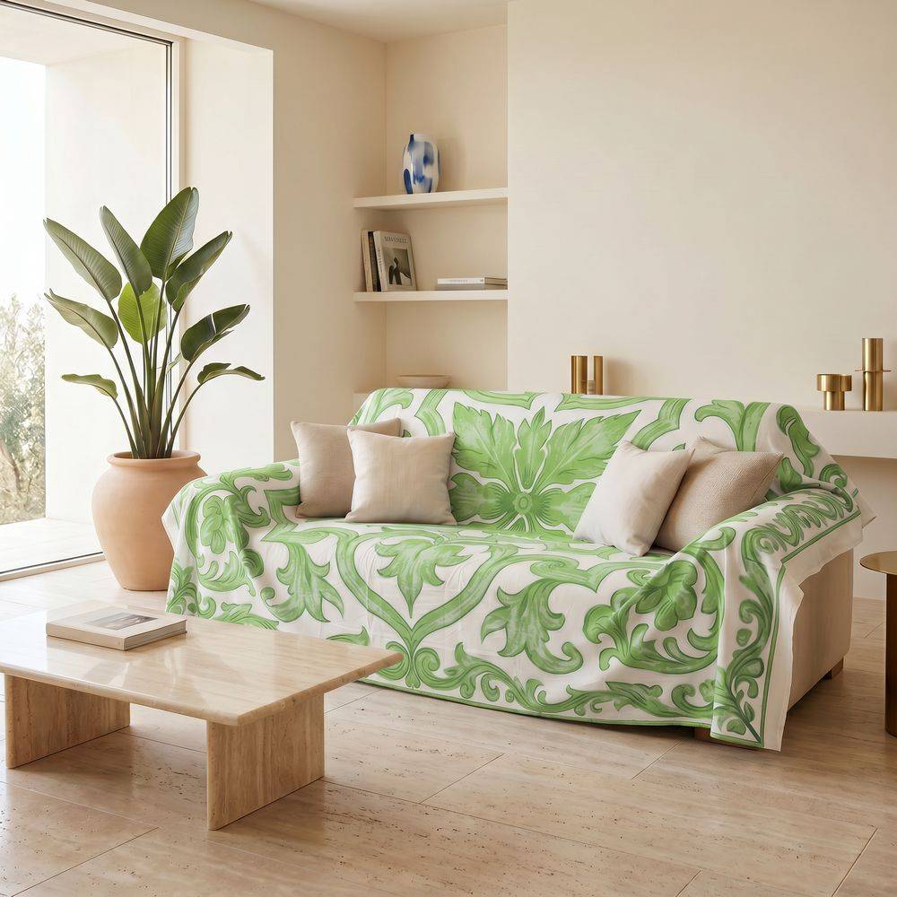 Copridivano Mezzaro genovese Sterli Verde 170x260