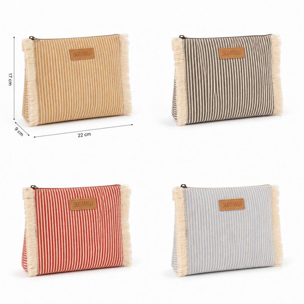 Pochette in Tessuto Eleonor Rosso 