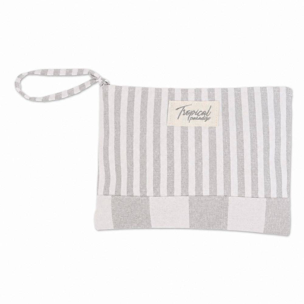 Pochette in Tessuto Namy Grigia