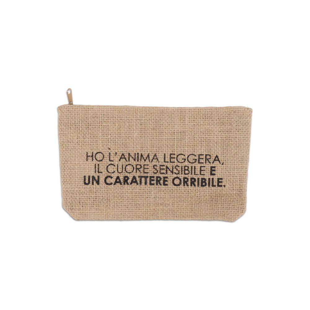 Pochette in Juta Michy Carattere Orribile