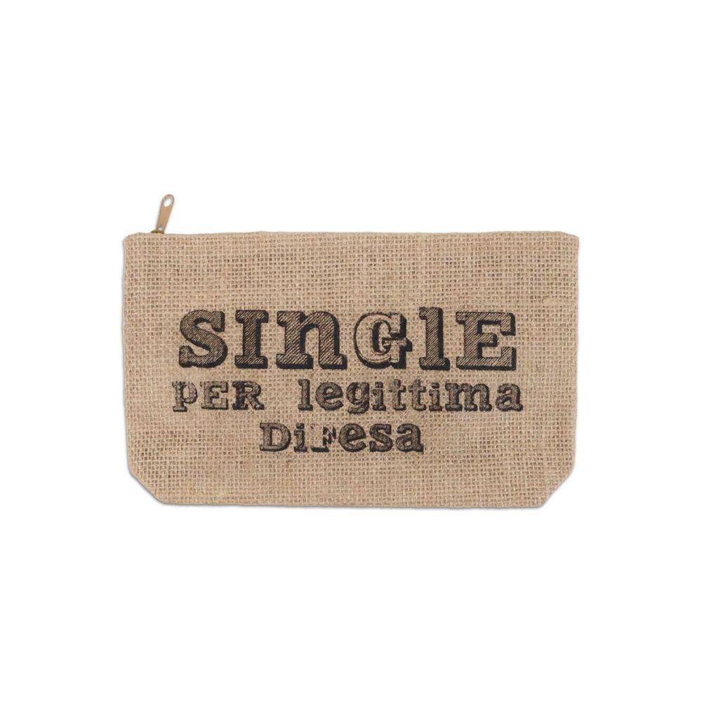 Pochette in Juta Michy Single Legittima Difesa 