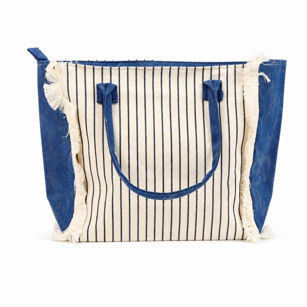 Borsa in Tessuto Giulia Blu