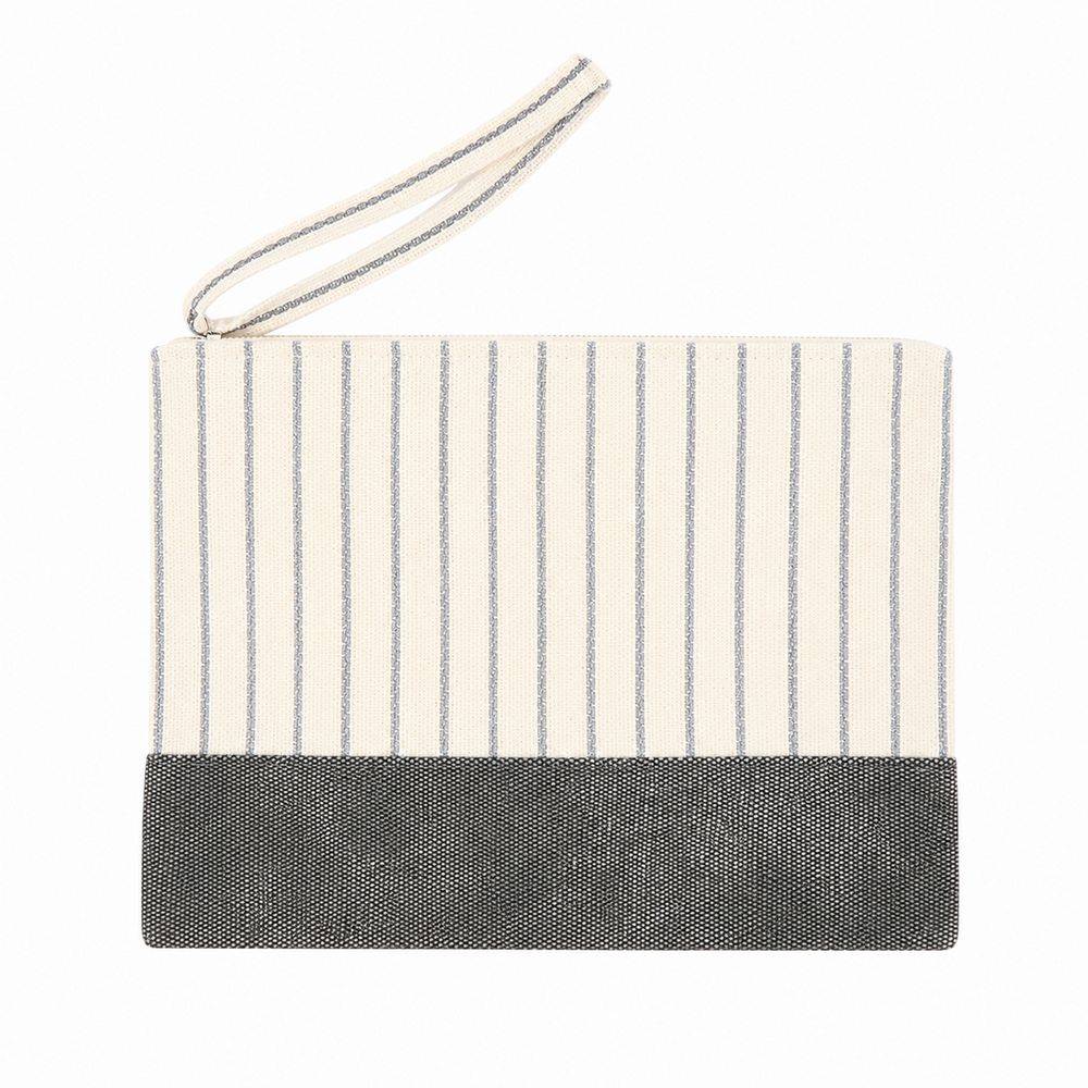 Pochette in Tessuto Giulia Nera