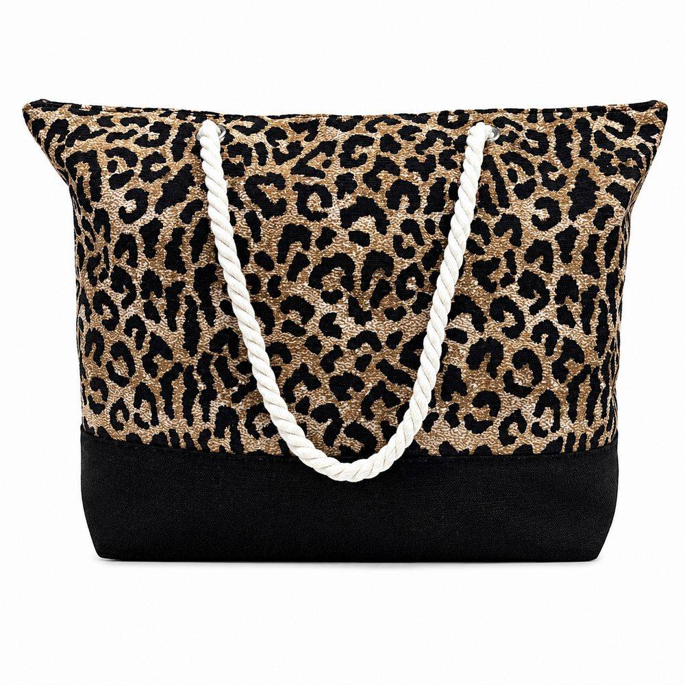 Borsa Mare in tessuto Leo