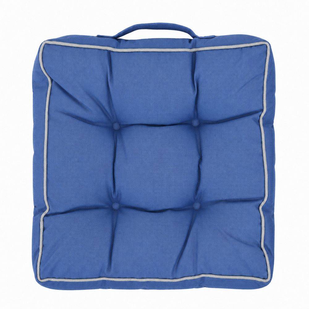 Pouf sedia Idrorepellente per Outdoor Babet Blu