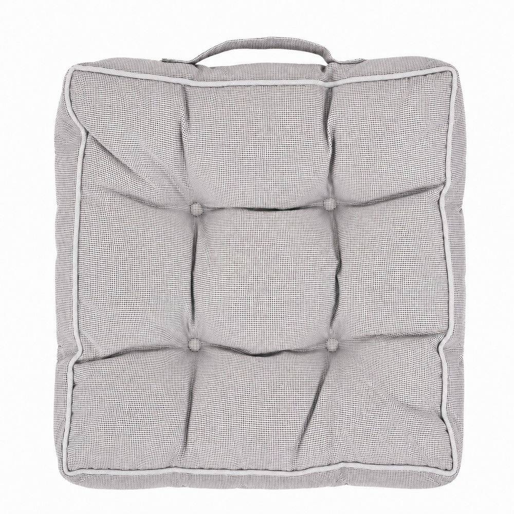 Pouf sedia Idrorepellente per Outdoor Babet Grigio