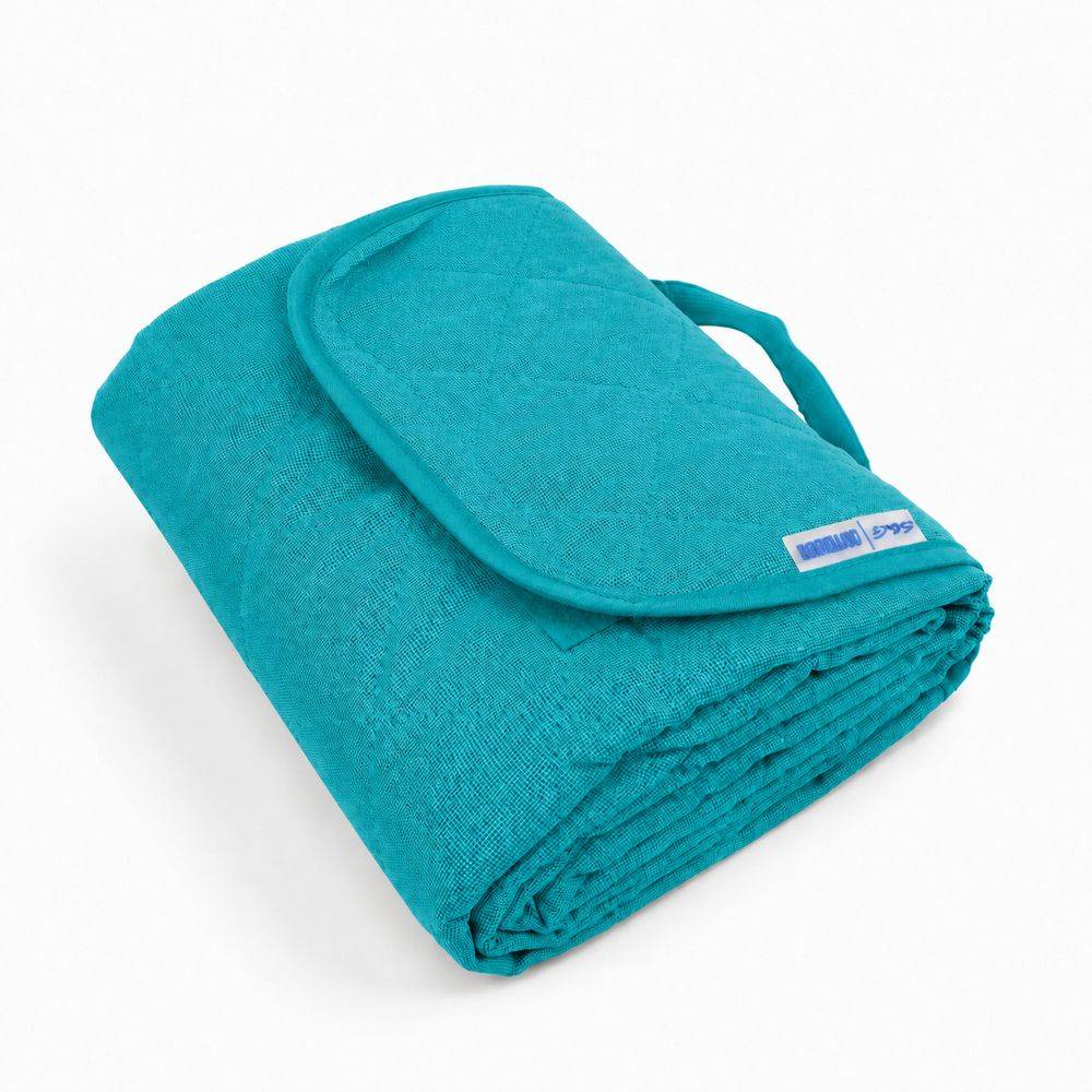 Coperta Picnic pieghevole idrorepellente Babet Turchese 140 x 180