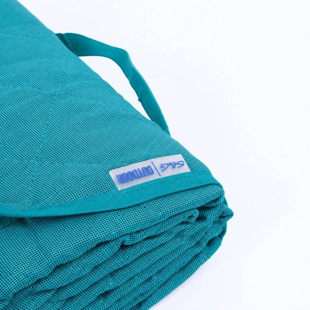 Coperta Picnic pieghevole idrorepellente Babet Turchese 140 x 180