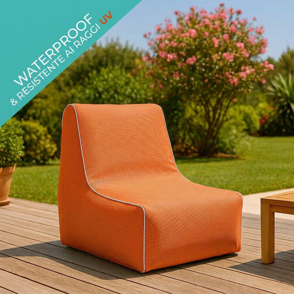Divanetto Gonfiabile per Outdoor Babet Arancio 70x90x70