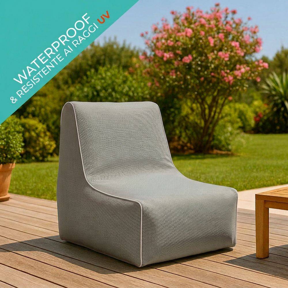 Divanetto Gonfiabile per Outdoor Babet Tortora 70x90x70