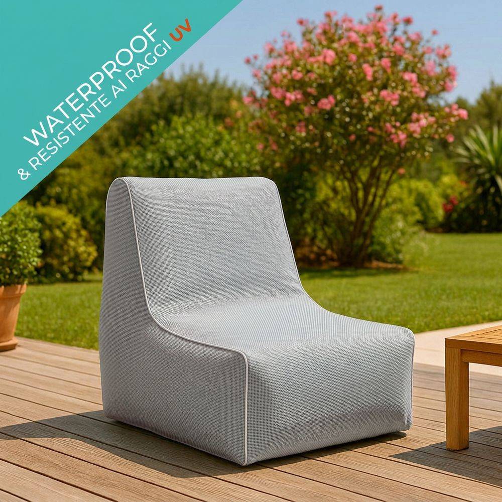 Divanetto Gonfiabile per Outdoor Babet Grigio 70x90x70