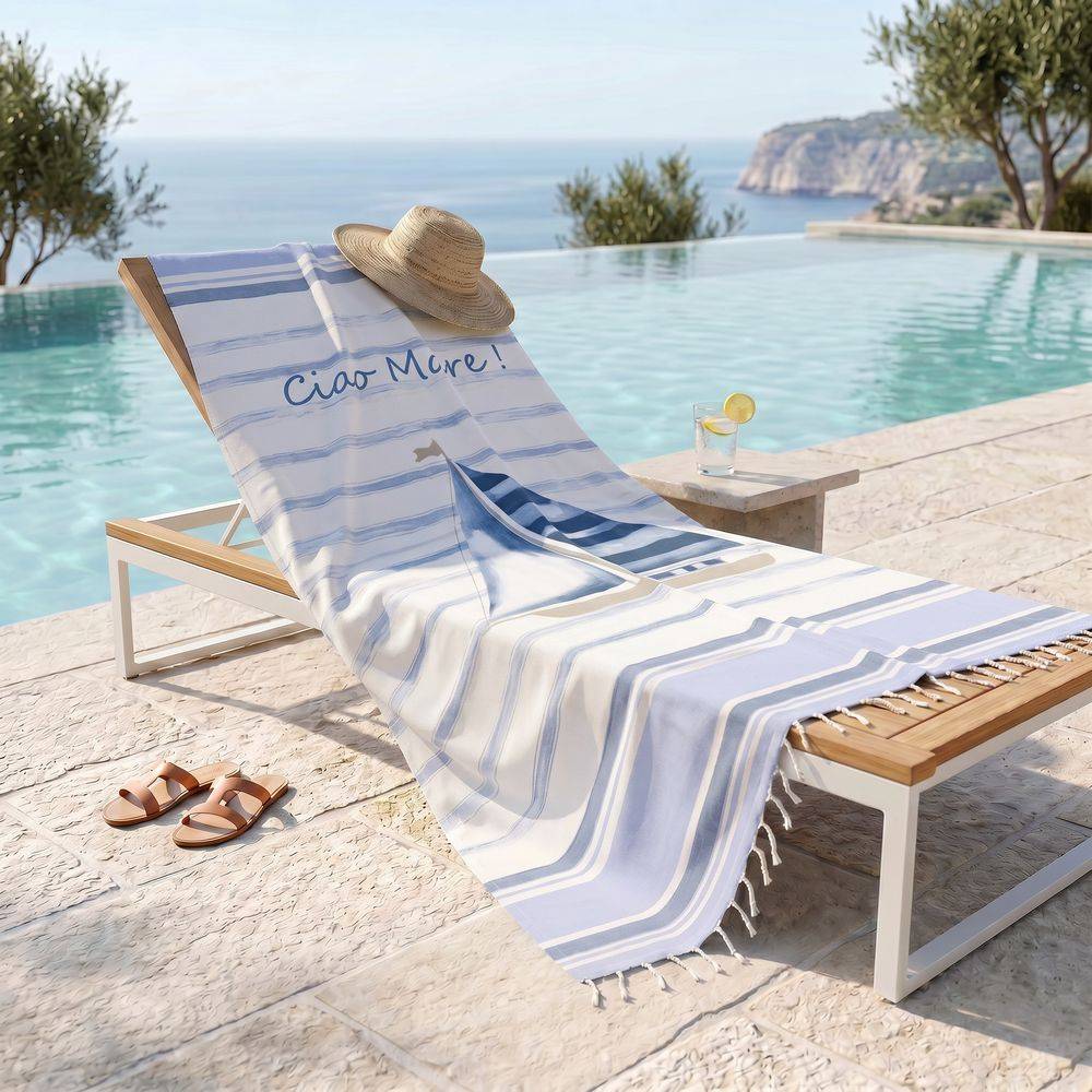 Fouta Telo Mare Ciao Mare 100x200