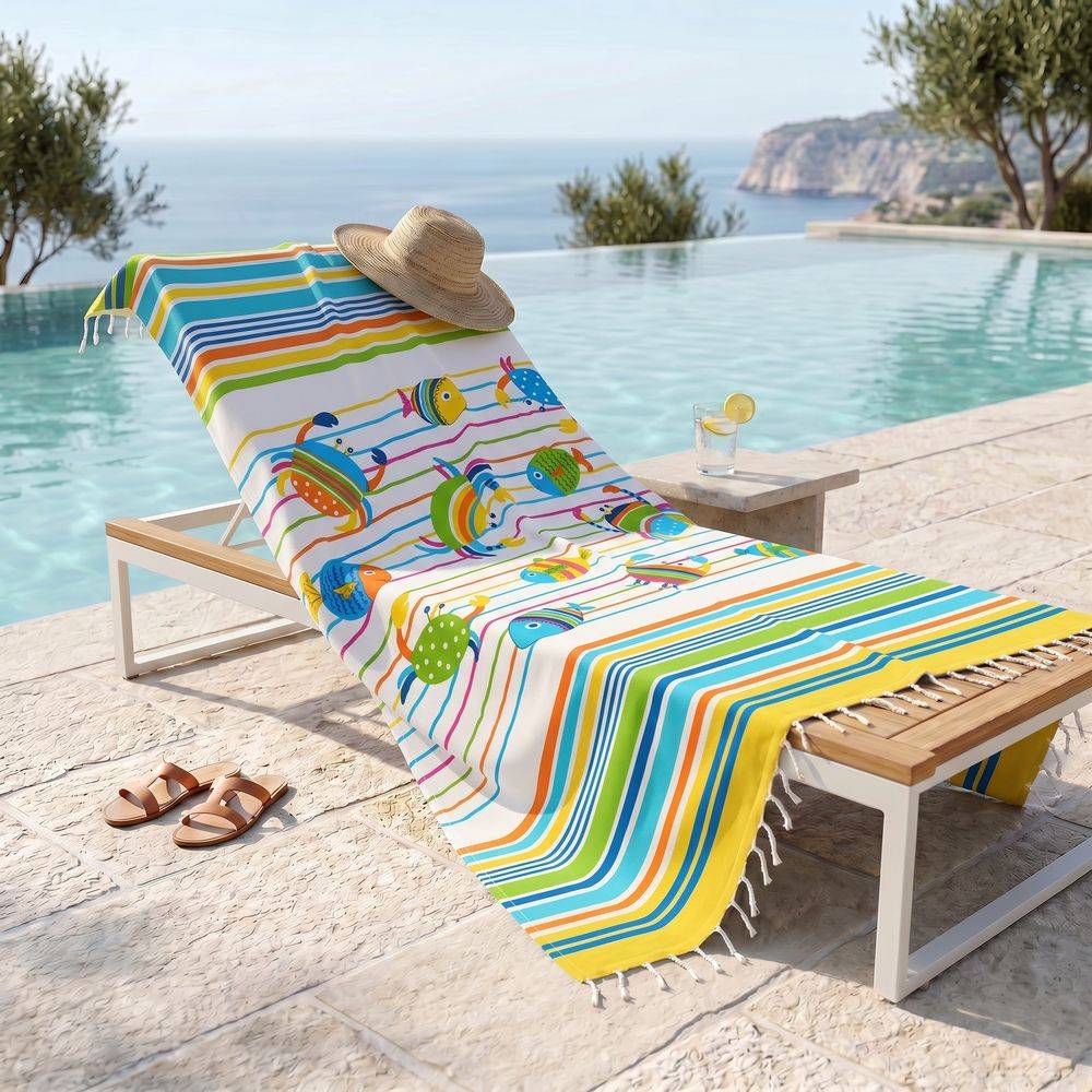 Fouta Telo Mare Granchietti 100x200