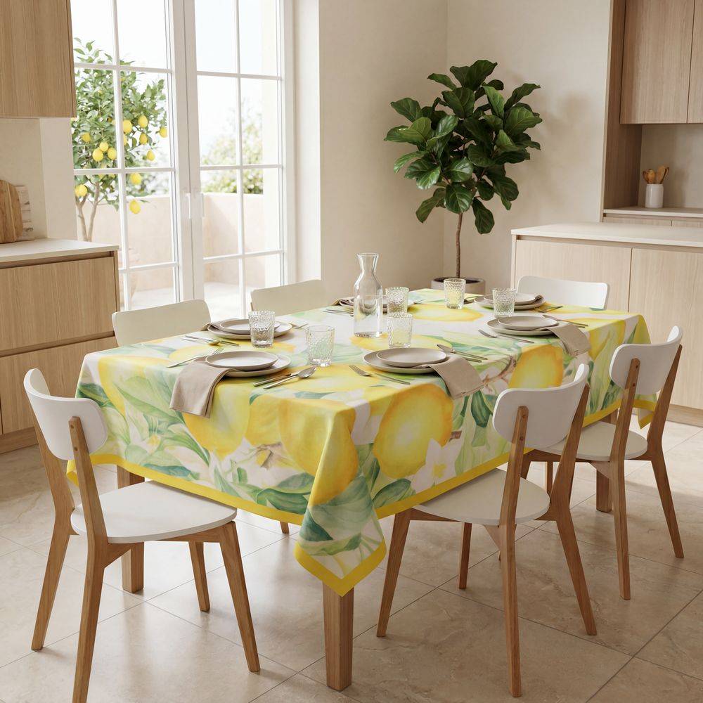 Tovaglia antimacchia Kiki Classic Limoni 140x240