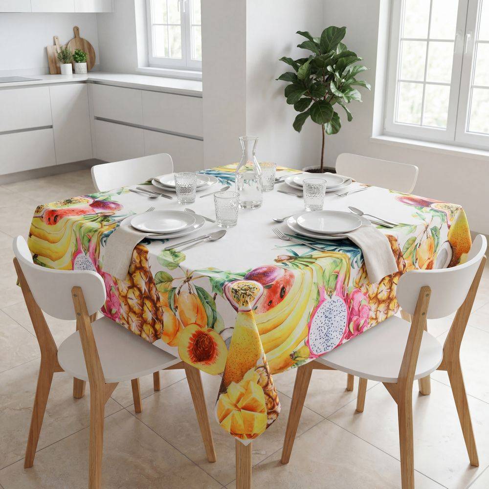 Tovaglia antimacchia Kiki Classic Frutta 140x140