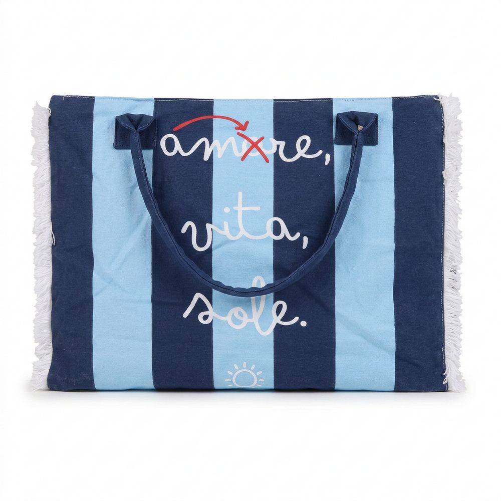 Borsa Spiaggia Amore Mare Blu