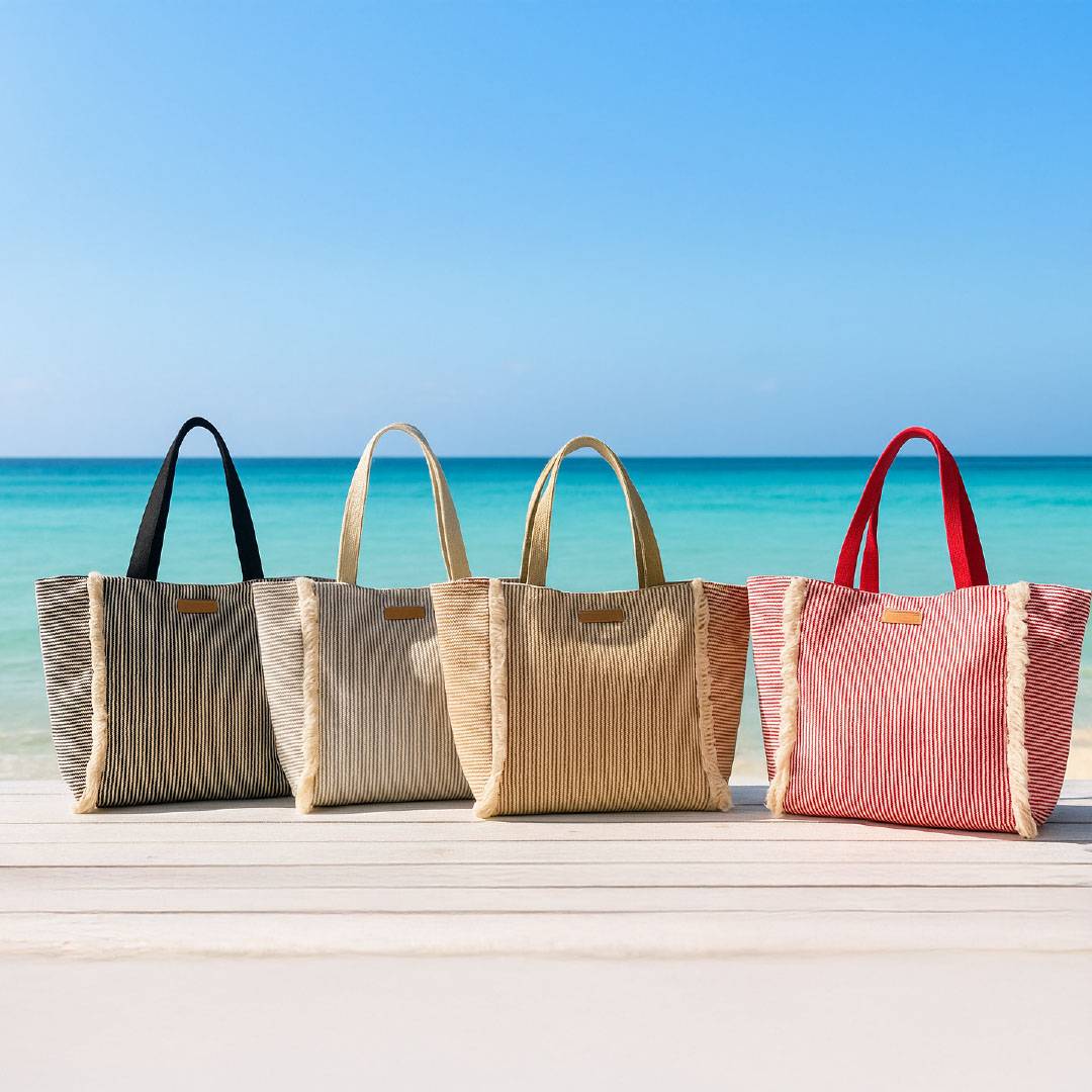 Borsa mare in Tessuto Varadero Nero