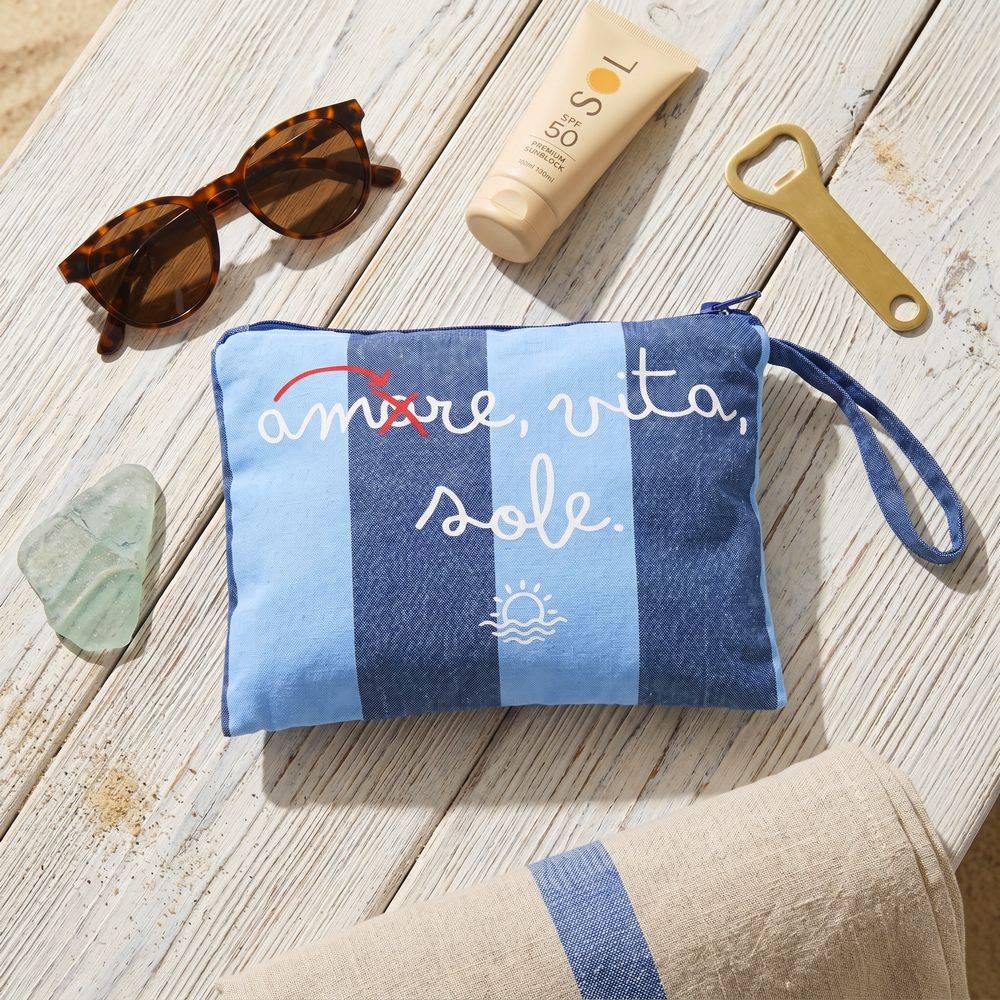 Pochette Amore Mare Blu Azzurro