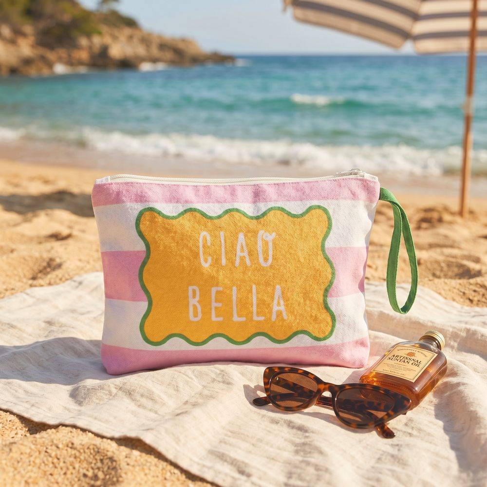 Pochette Summer Vibes Rosa Ciao Bella