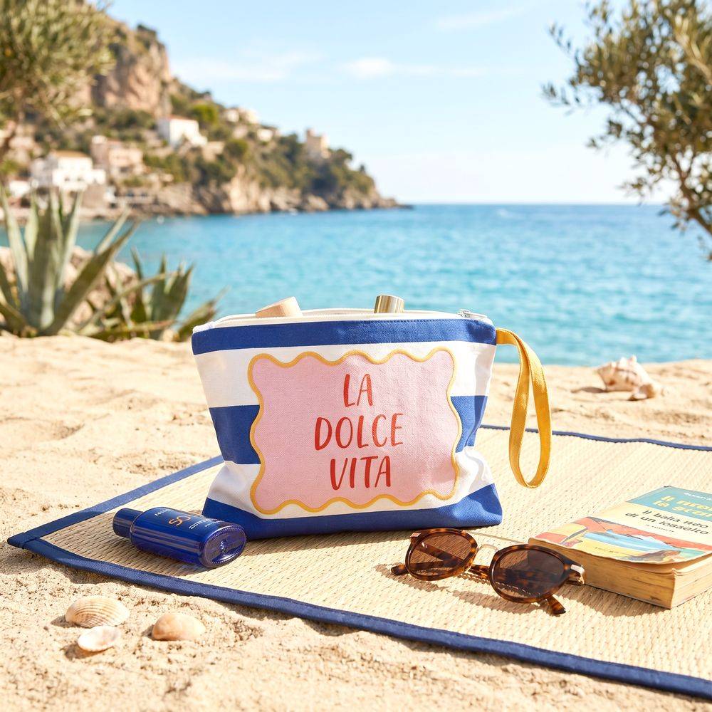 Pochette Summer Vibes Blu La Dolce Vita
