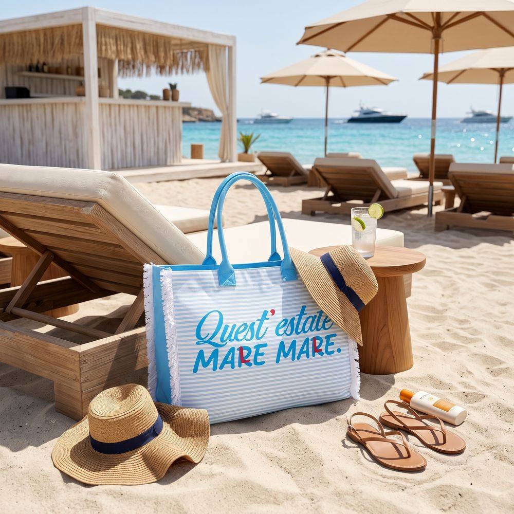 Borsa Mare con zip Mare Male