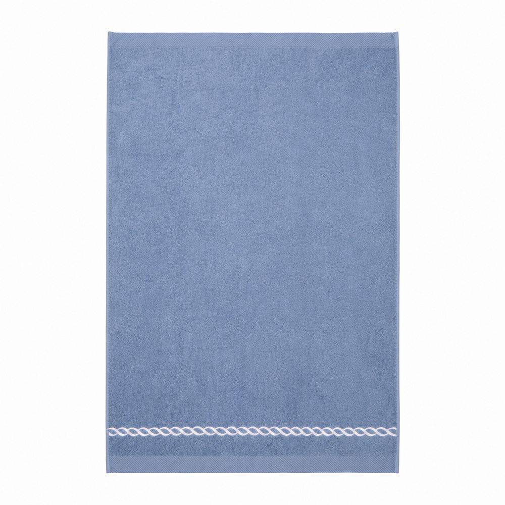 Telo bagno spugna Loft ricamato Blu