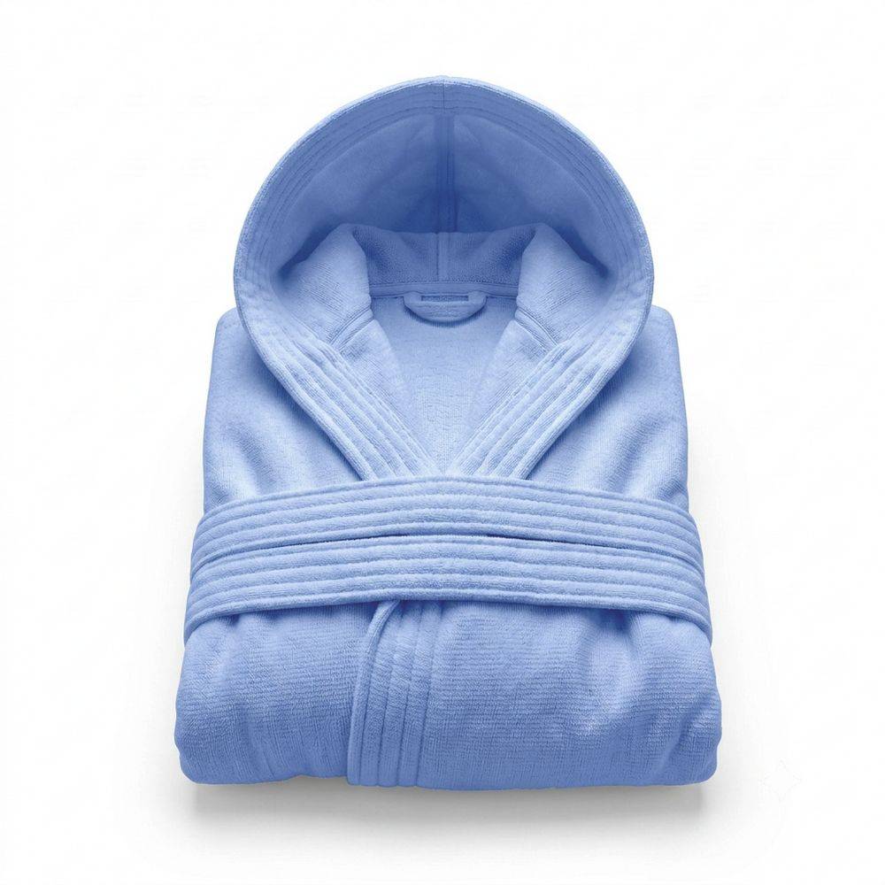 Accappatoio con cappuccio in Spugna Training Nautical Blue