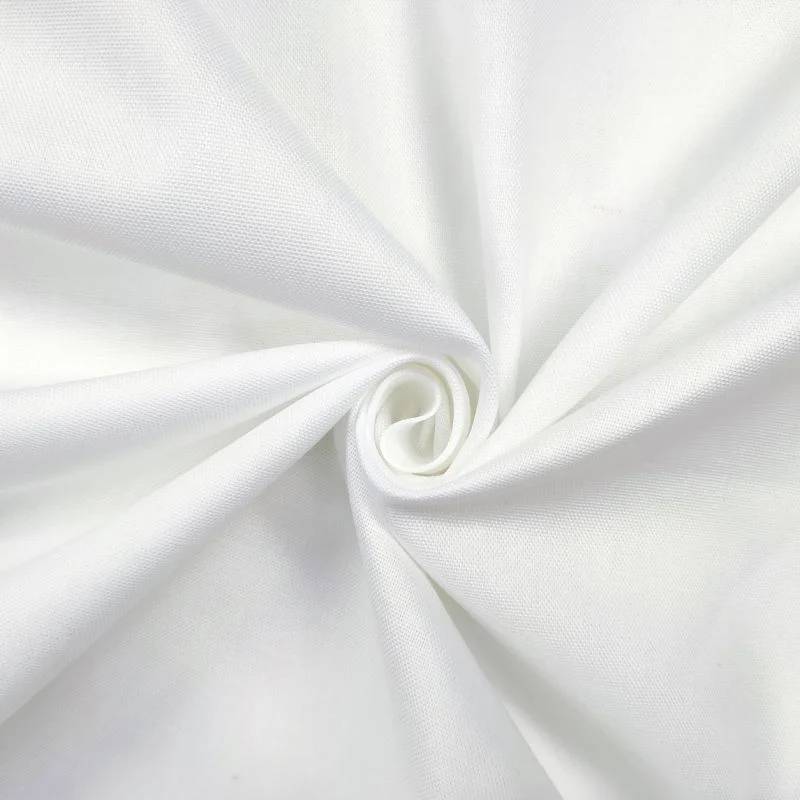 Tessuto a metro 100% Cotone Panama Cavalieri Bianco H 280