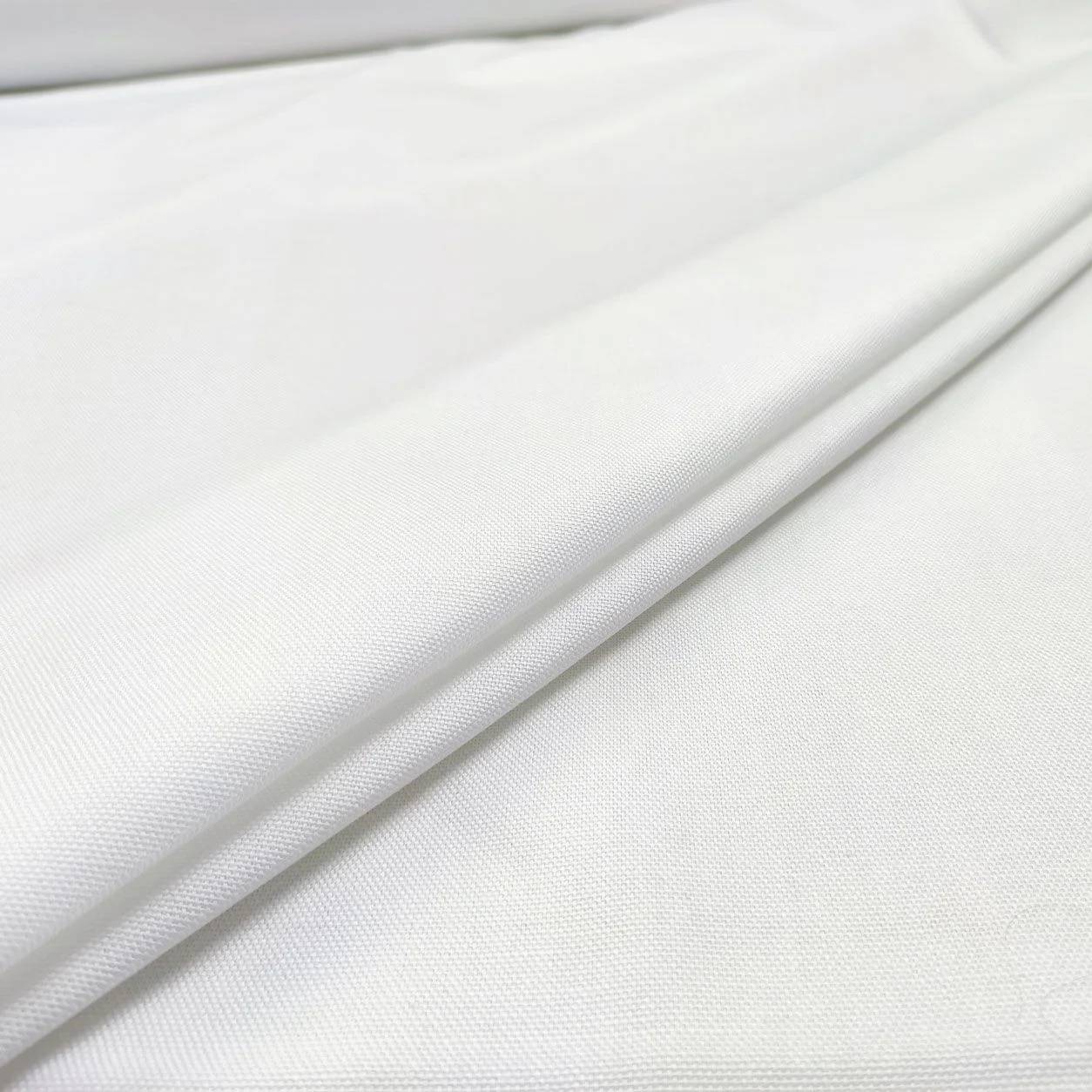 Telo arredo su misura 100% Cotone Panama Cavalieri Bianco