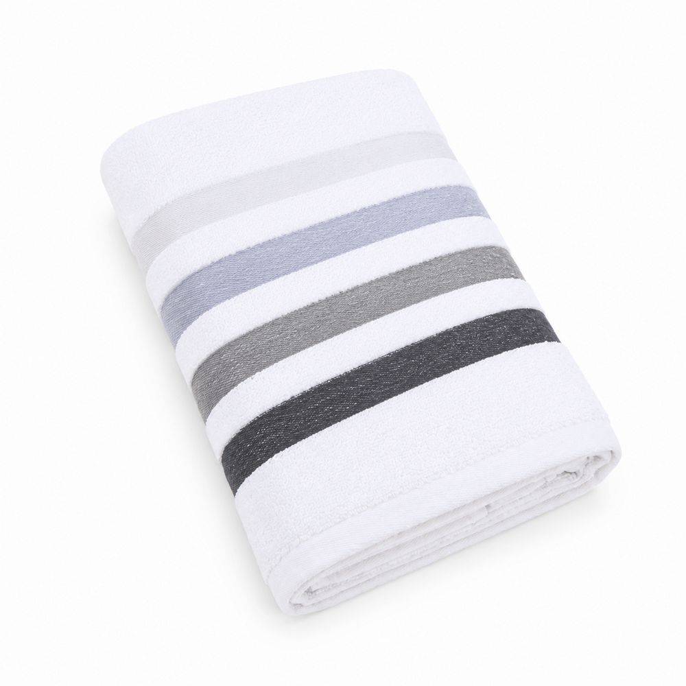 Coppia Asciugamani in spugna Colorful Bianco