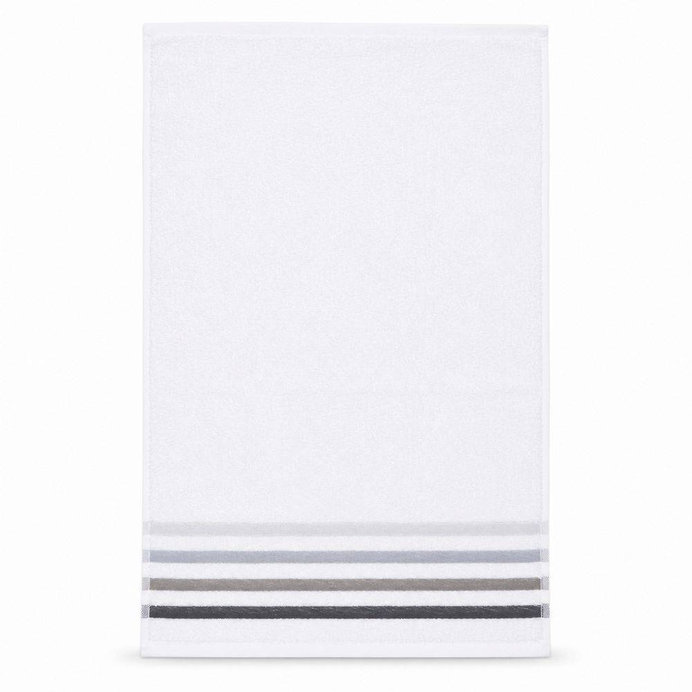 Coppia Asciugamani in spugna Colorful Bianco