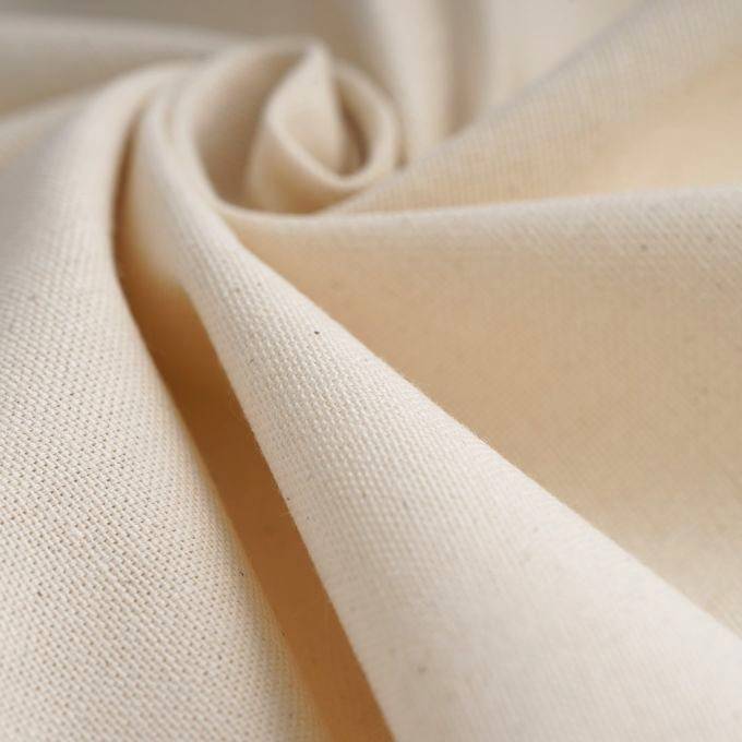 Tovaglia su misura 100% Cotone grezzo Panama Cavalieri Panna