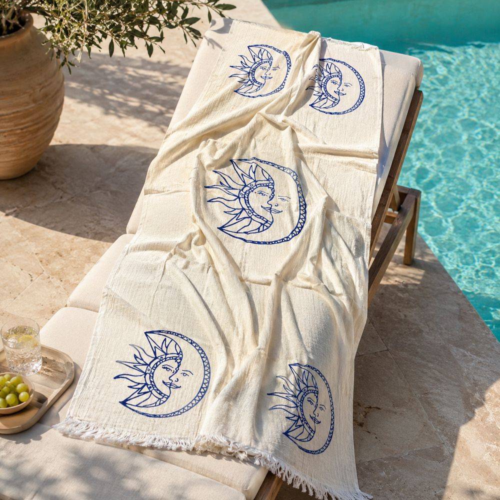 Telo Mare Peshtemal Soleluna Blu 100 x 180