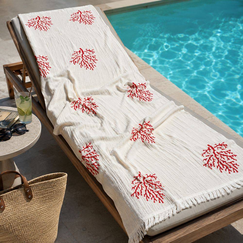 Telo Mare Peshtemal Corallo Rosso 100 x 180