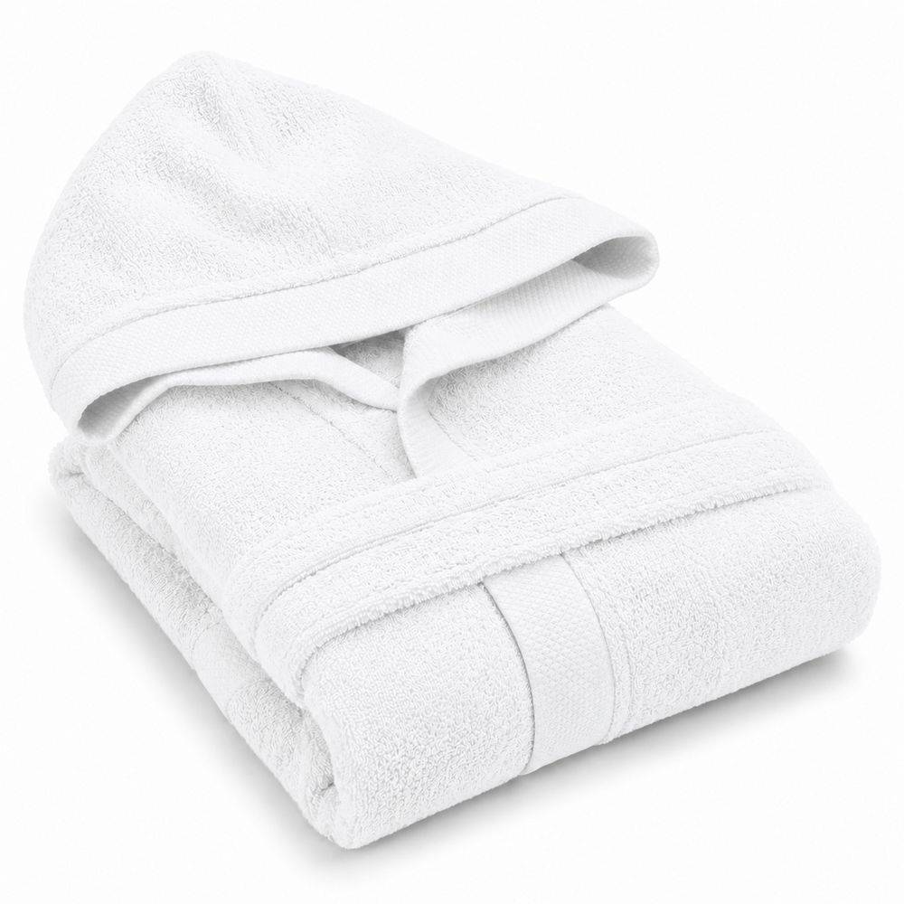 Accappatoio con cappuccio Elegant Bianco