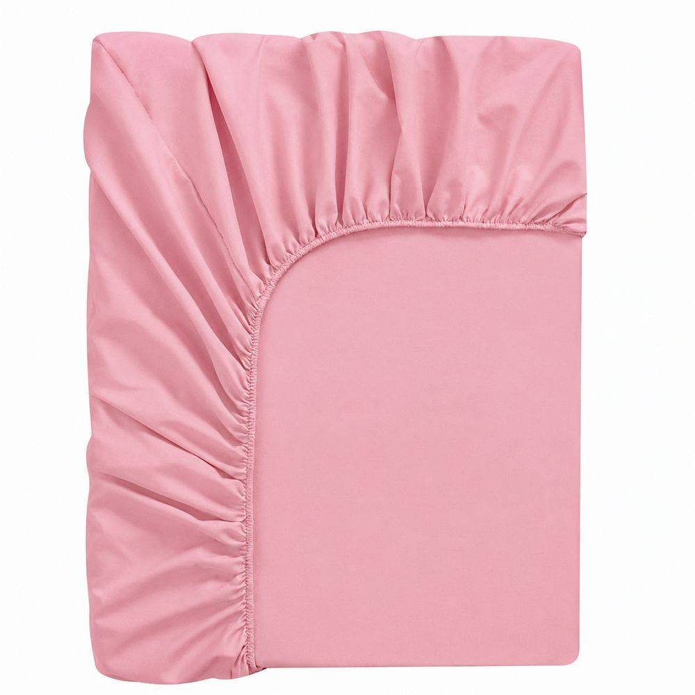 Lenzuolo sotto con angoli elastici Joli maxi Rosa Piazza e mezzo Francese