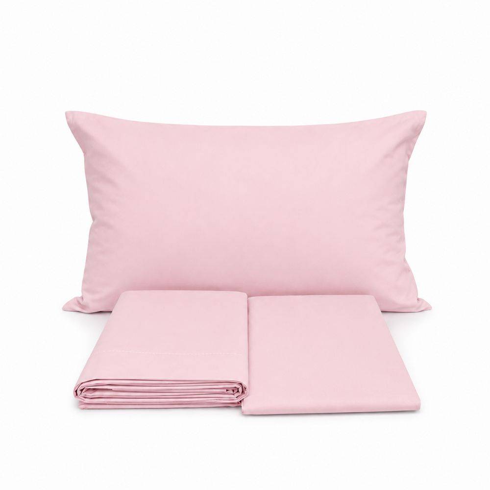 Completo Lenzuola lettino Rosa
