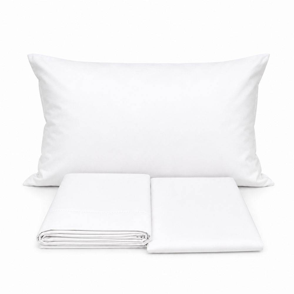 Completo Lenzuola lettino Bianco