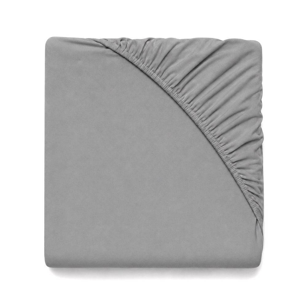 Lenzuolo sotto con angoli Harmony Jersey Grigio Piazza e mezzo